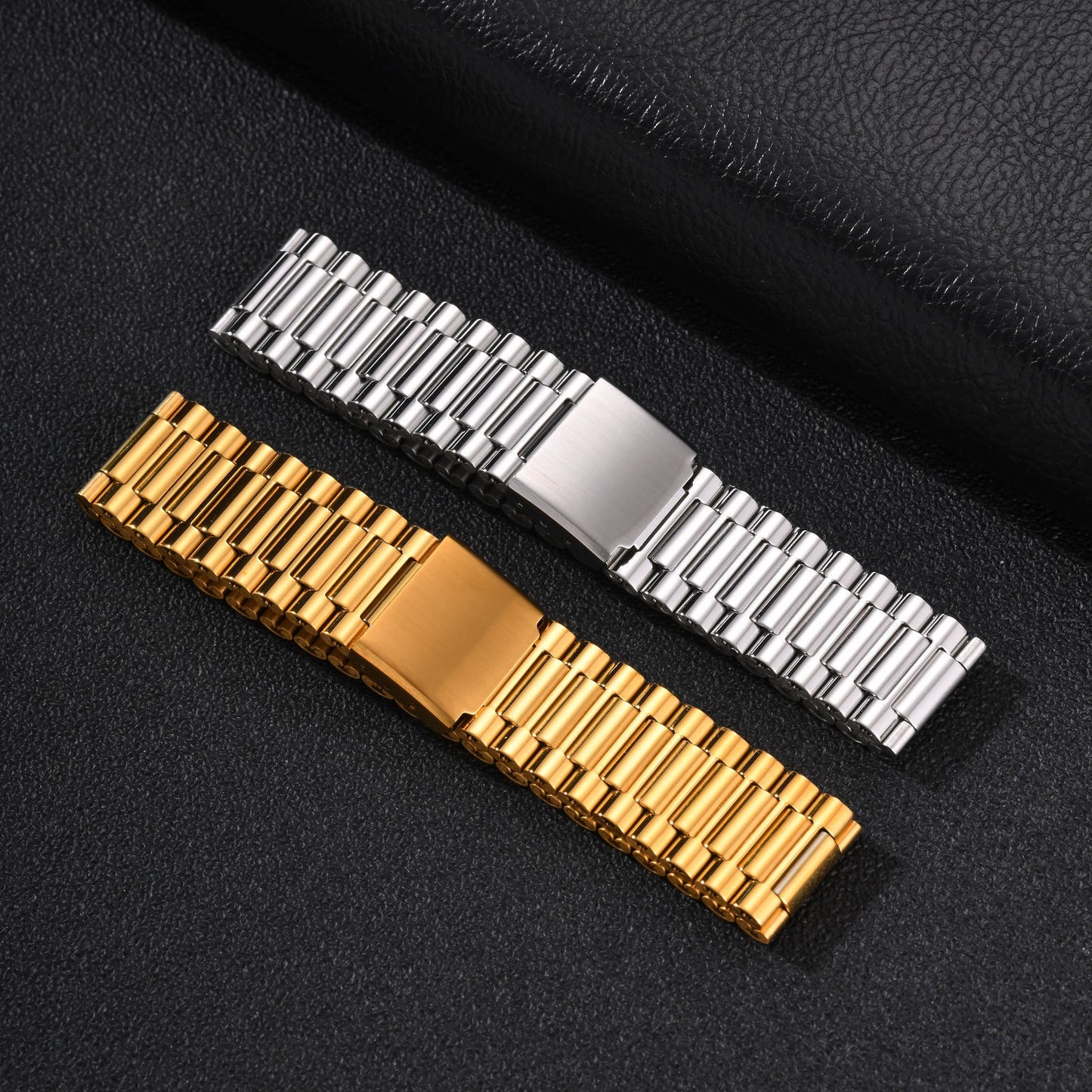 Kemstone Stainless Steel Bracelet for Men Watch Band Link Style BR-1053
