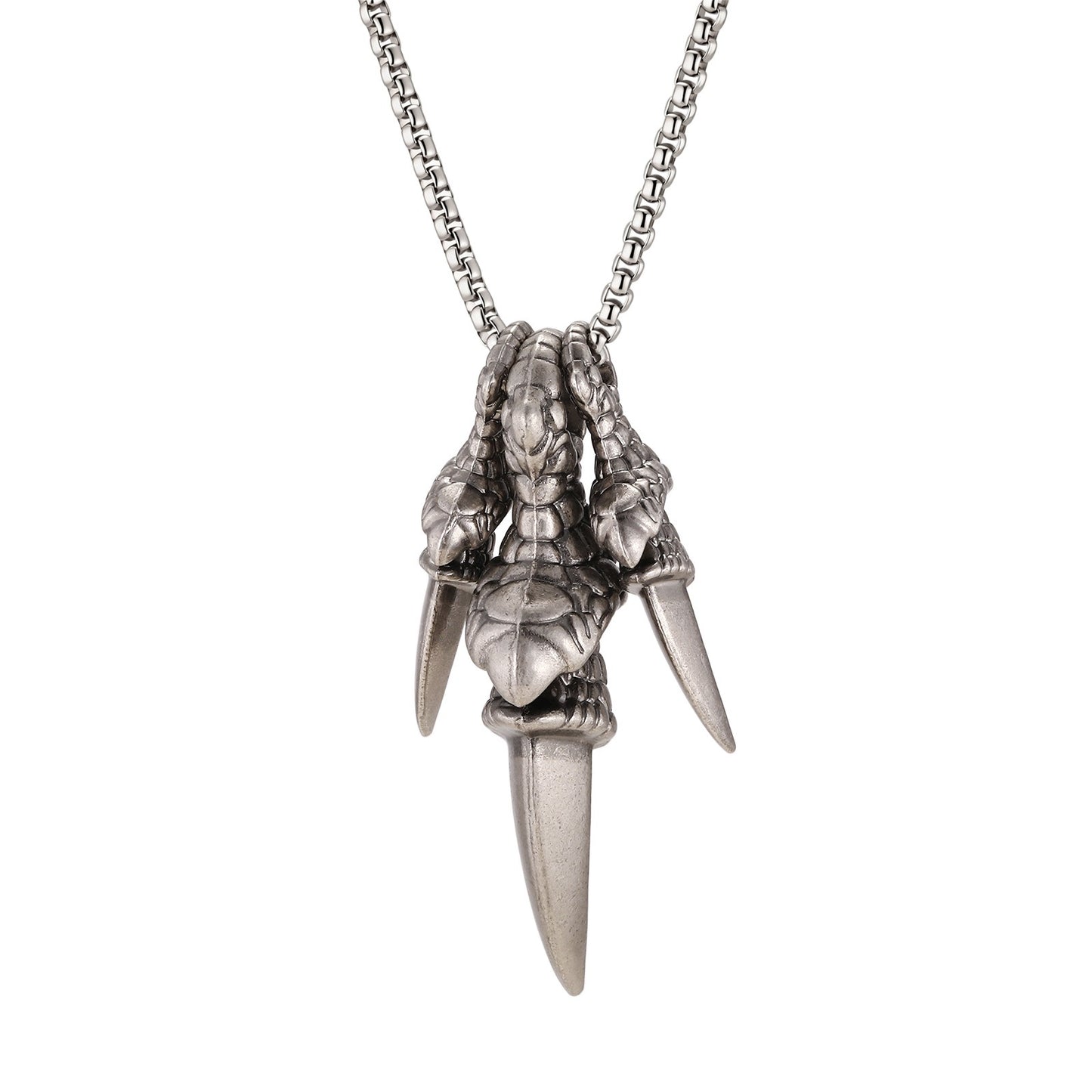 Kemstone Stainless Steel Dragon Claw Pendant Necklace for Men NC-3000