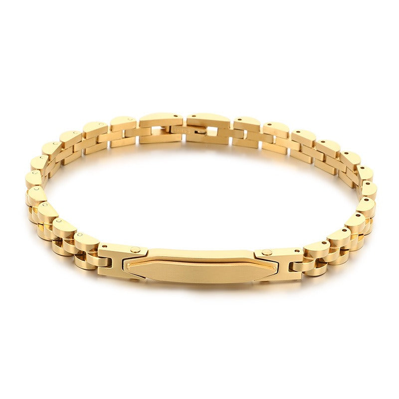 Kemstone Titanium Steel Watch Band Link Bracelet for Men & Women KB209008-KLHQ