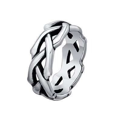Kemstone Stainless Steel Vine Ring for Men – Thorn Openwork RC-638
