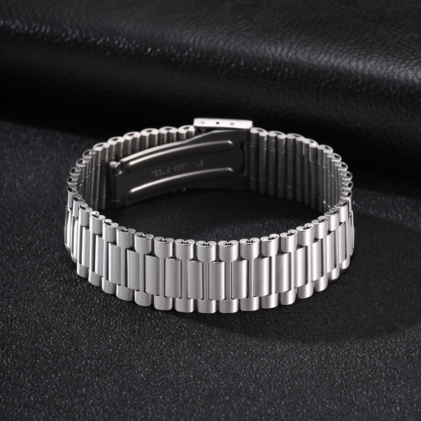 Kemstone Stainless Steel Bracelet for Men Watch Band Link Style BR-1053